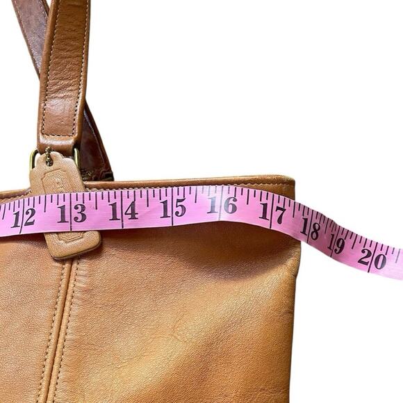 Vintage Coach 4065 British Slouchy Fall Tote Made in USA Quiet Luxury Classic - Picture 13 of 15